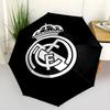 Cr7 Phenomenon Crown Outdoor Automatic Umbrella Compact 8-Rib Design Durable Plastic & Iron Travel Essential Elegant Women's Umbrella