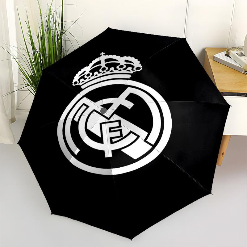 Cr7 Phenomenon Crown Outdoor Automatic Umbrella Compact 8-Rib Design Durable Plastic & Iron Travel Essential Elegant Women's Umbrella