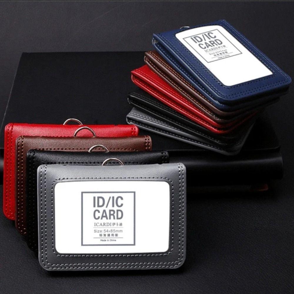 Держатель для бейджа врача из воловьей кожи, чехол для визитной карточки, держатель для удостоверения личности, полицейский репортер