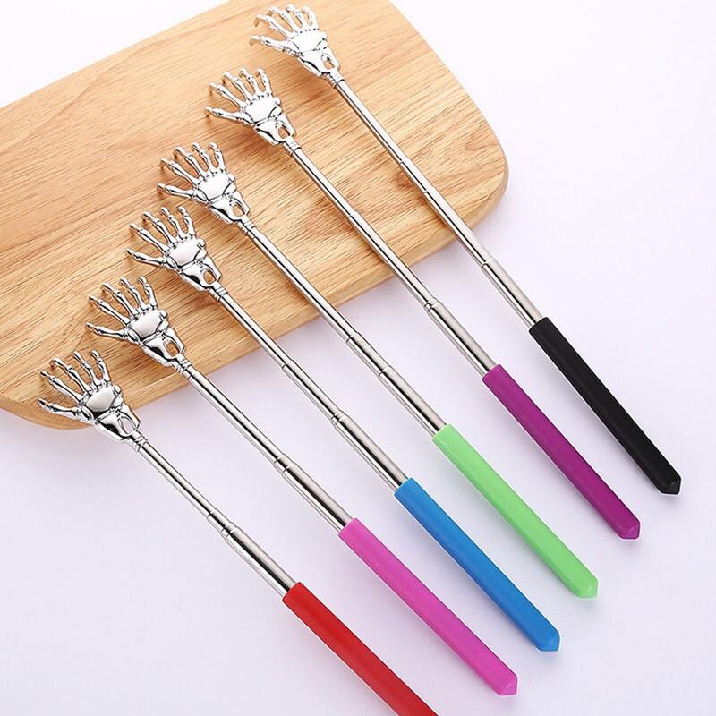 Stainless Steel Back Scratcher Telescopic Claw For Back Scraper Massage Relax Old Man Happy Health Products Massage Tools