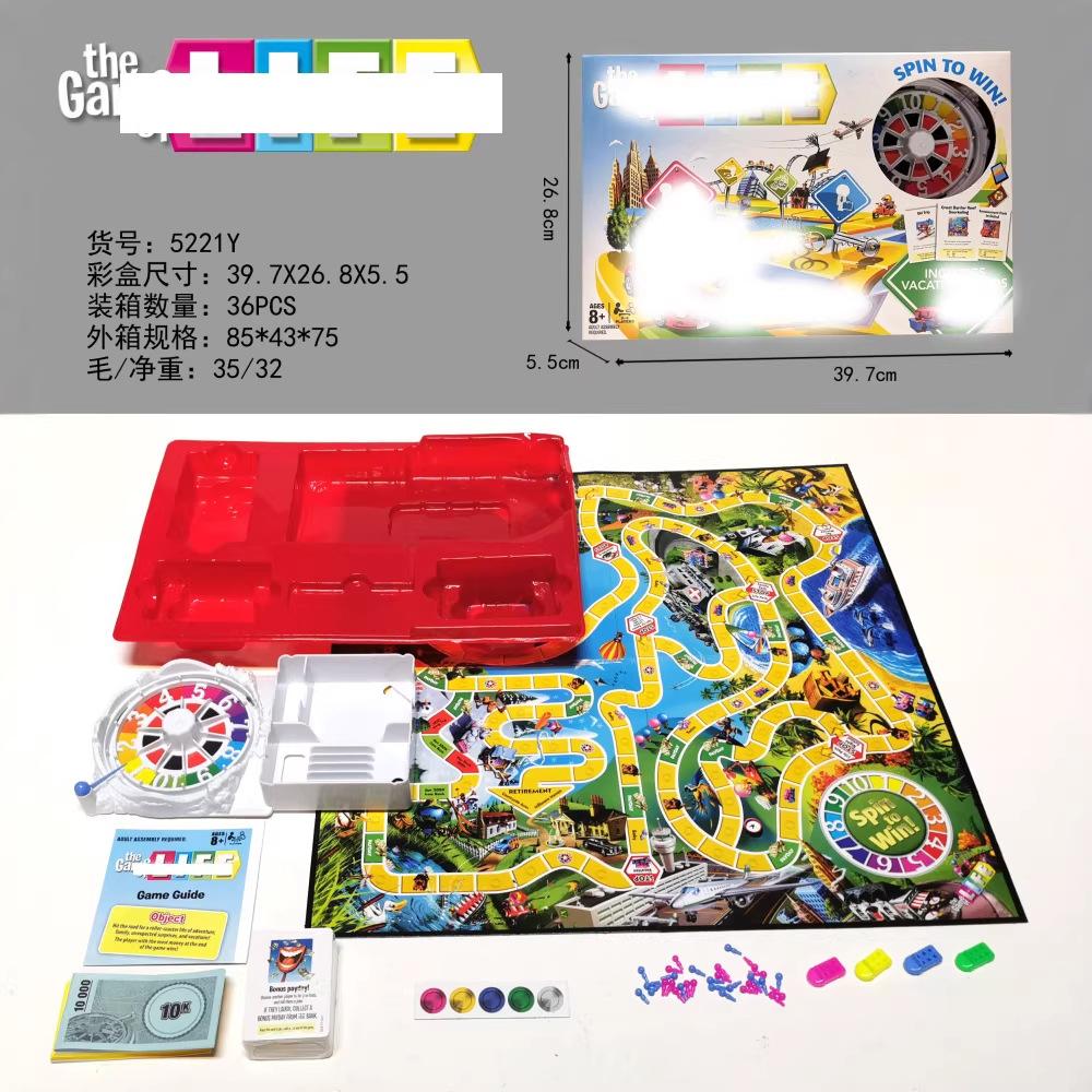 The Game of Life Board Game Classic Family Party Board Game for 2-4 Players Ages 8+