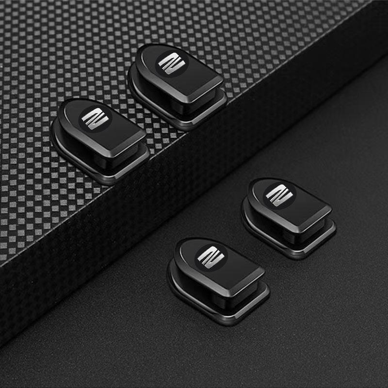 1/2/4PCS Mini Car Hooks USB Cable Headphone Key Storage Hooks Car Accessories for Seat Leon FR Altea Ibiza Toledo Cordoba Arona Ateca Alhambra MK3