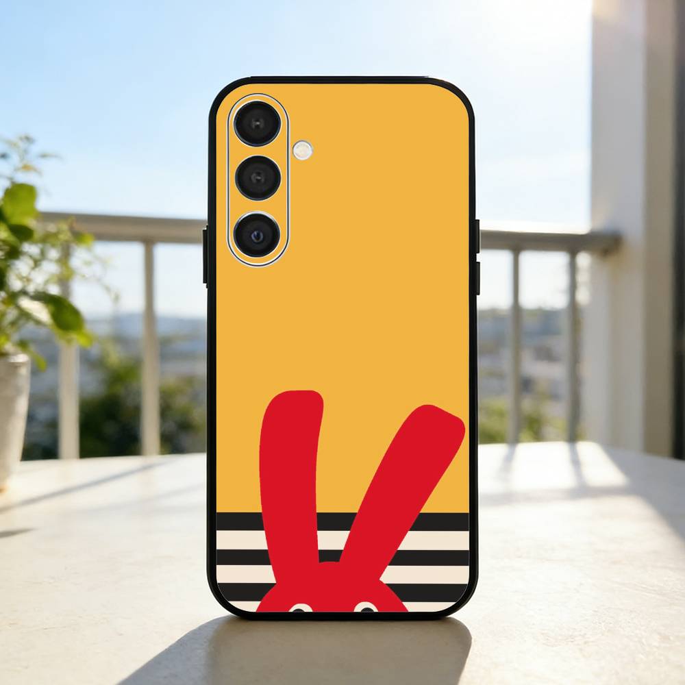 Cute B-Bodoque 31 Minutos Bunny  Phone Case For Samsung  A73,A21s,A22,A31,A32,A52,A53,A71,A80,Soft Black Shell