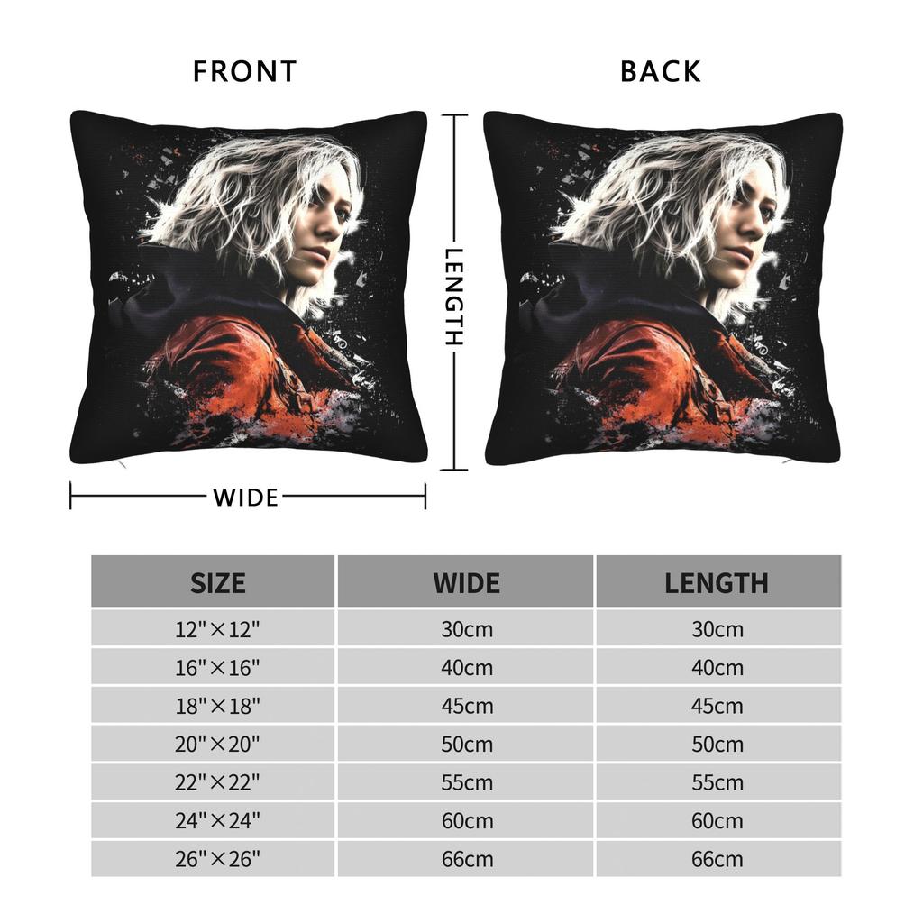 Decorative Pillow Cover Residents Evils 9 Requiem Accessories Seater Games Throw Pillow Case Cover Square Multiple Sizes