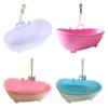 Pretend Toy Electric Bathtub Playing House Mini Bathroom Tub Kids Bathing Toys  Children Gift