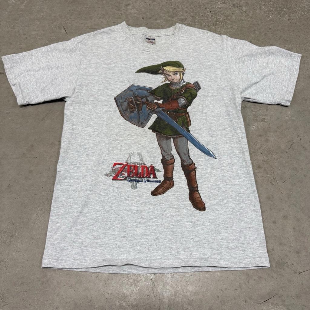 Vintage The Legend of Zelda Twilight Princess Medium Nintendo Game Promo T-T-Shirt
