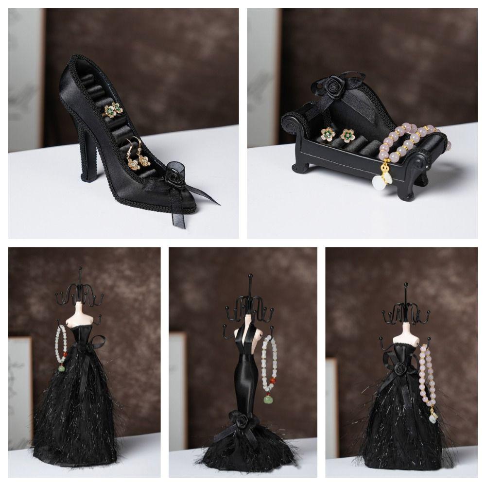 Платье Высокие каблуки Дисплей ювелирных изделий Диван Юбка Рыбий хвост Подставка для ювелирных изделий Держатель Ювелирный магазин