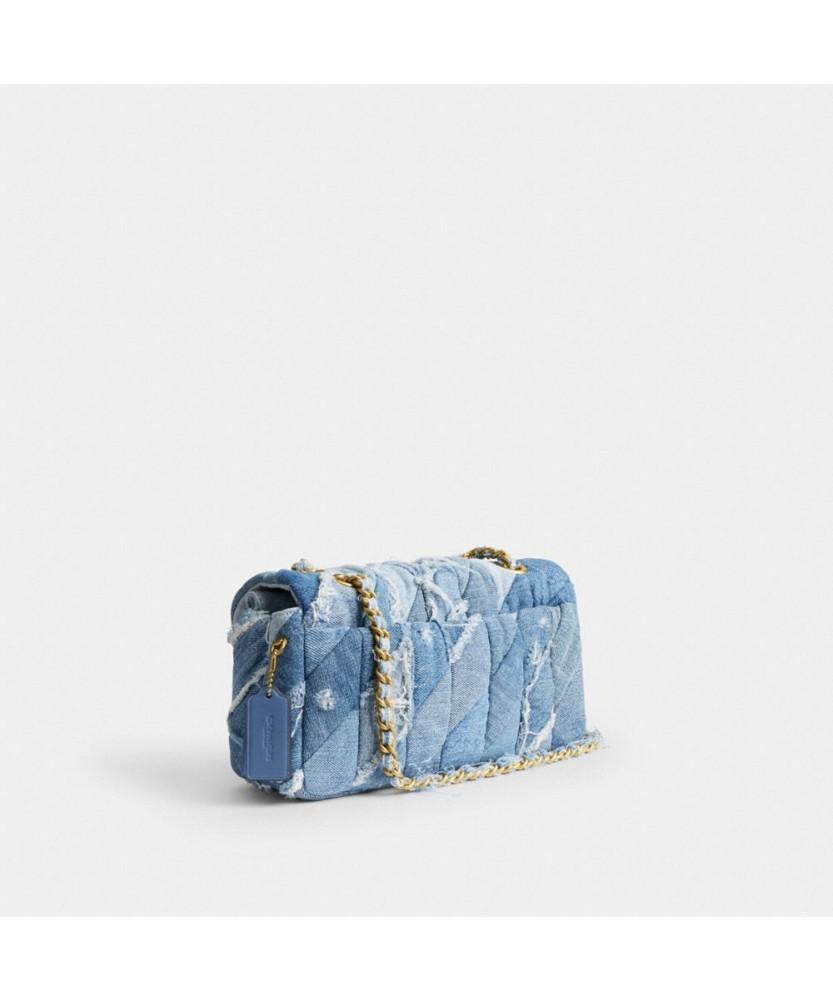 Coach Tabby Shoulder Bag 26 With Repurposed Denim Patchwork Quilting Ccx37 B4/Ei