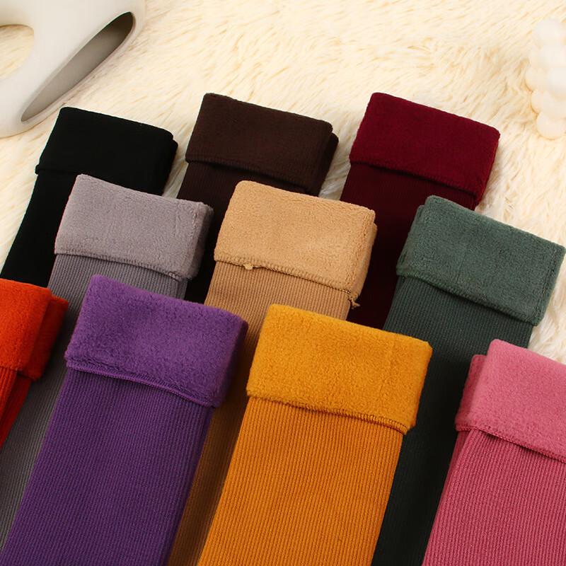 Unisex Striped Color Cotton Thermal Crew Socks