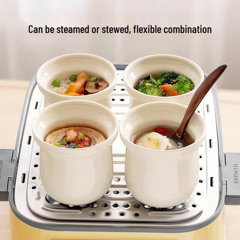 Buydeem Ceramic Stew Pot with Steaming Rack
