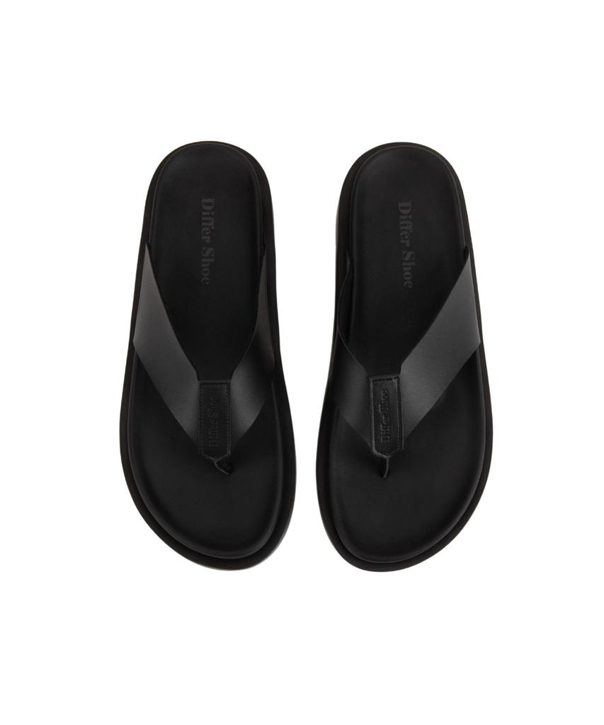 Кожаные шлепанцы Differshoe для дома и улицы, 5 см