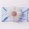 Hot-selling new baby headband cute mesh flower baby jacquard headscarf comfortable children's jewelry
