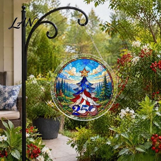 Decorative Hanging Puzzle Piece Acrylic Suncatcher, Colorful Window Ornament, 7.87 Inch Sun Sunlight Pattern Wall Decor Catcher Decoration, Ideal for