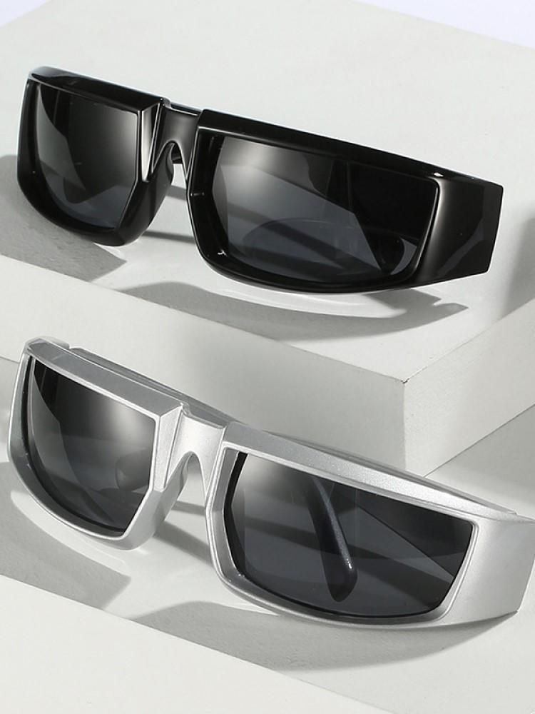 Новые стимпанк спортивные солнцезащитные очки очки тренд женские Y2k зеркальные солнцезащитные очки мужские панк очки очки унисекс для улицы очки UV400