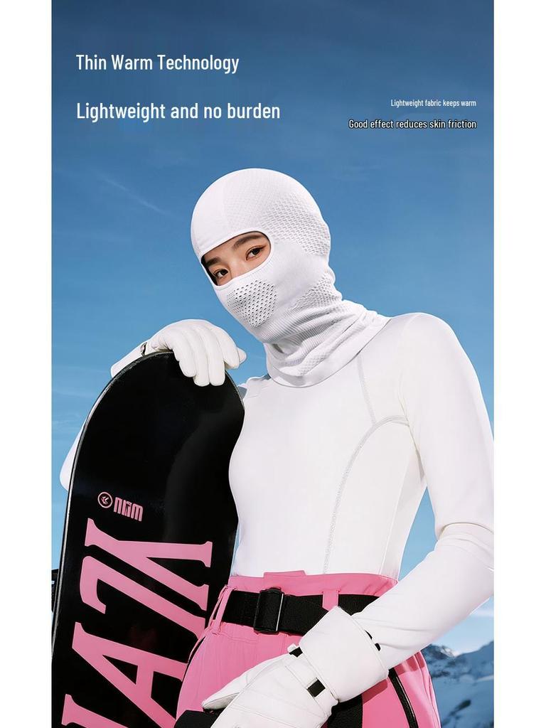 DTJ67 Full Coverage Ski Mask: Breathable, Anti-Fog, Windproof & Warm Neck and Face Protection for Autumn & Winter Riding