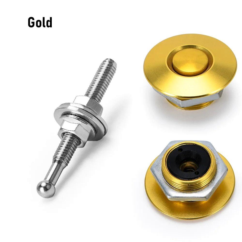 1 шт. Защелка с быстросъемной кнопкой, зажим, замок капота двигателя, цветной штифт капота переднего бампера