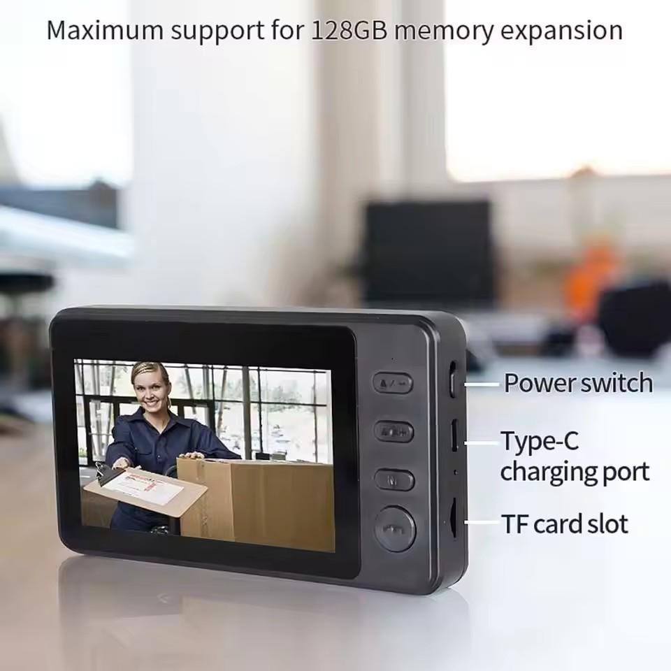 Беспроводной видеодомофон с двухсторонней голосовой связью, беспроводной видеодомофон с камерой и монитором, угол обзора 120 градусов, экран M2 4,3 дюйма