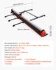 1800 mm Manual Tile Cutter, Upgraded Rail and Sliding Head, Precision Alignment Guide, Tungsten Carbide Cutting Wheel, Support Legs with Swivel