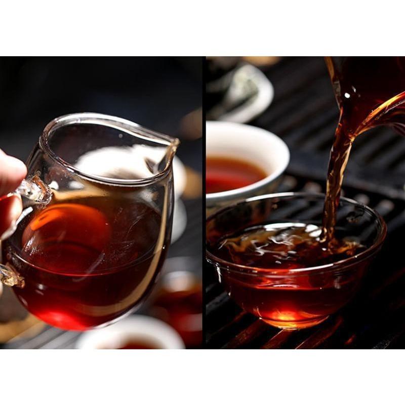 Чай пуэр Yunnan Wishful Pu-erh Cake Organic Class, приготовленный в духовке, полезный напиток, 357 г