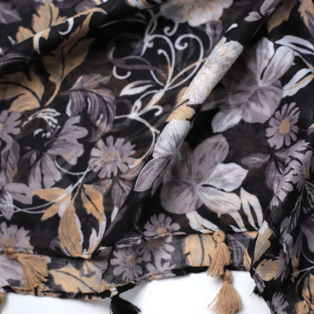 2024 Весна и Осень Зима Новый Хлопок И Конопля Длинный Тонкий Шарф Путешествия Универсальный Солнцезащитный Теплый Шаль Для Женщин