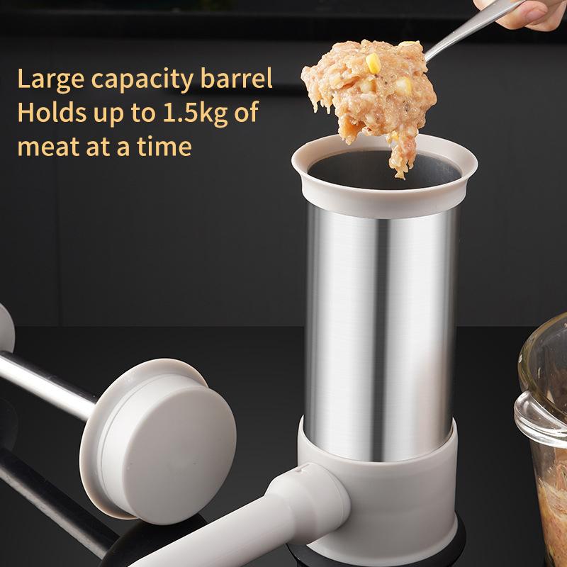 Ручная машина для начинки колбасы Домашняя начинка для колбасы Шприц для колбасы Гаджеты для начинки колбас Ручной инжектор для мяса Инструменты