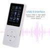 Portable Color TFT Screen HiFi Music Player MP4 Sports MP4 Music Player USB2.0 White