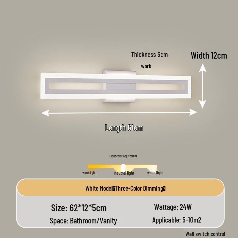 Светодиодный светильник для зеркала в ванной комнате
