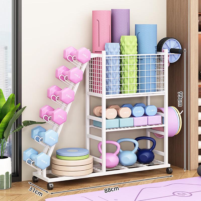 JIMAI Multi-Purpose Gym Equipment Storage Rack
