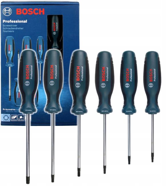 Bosch Wkrętak Kpl. 6Szt. Torx