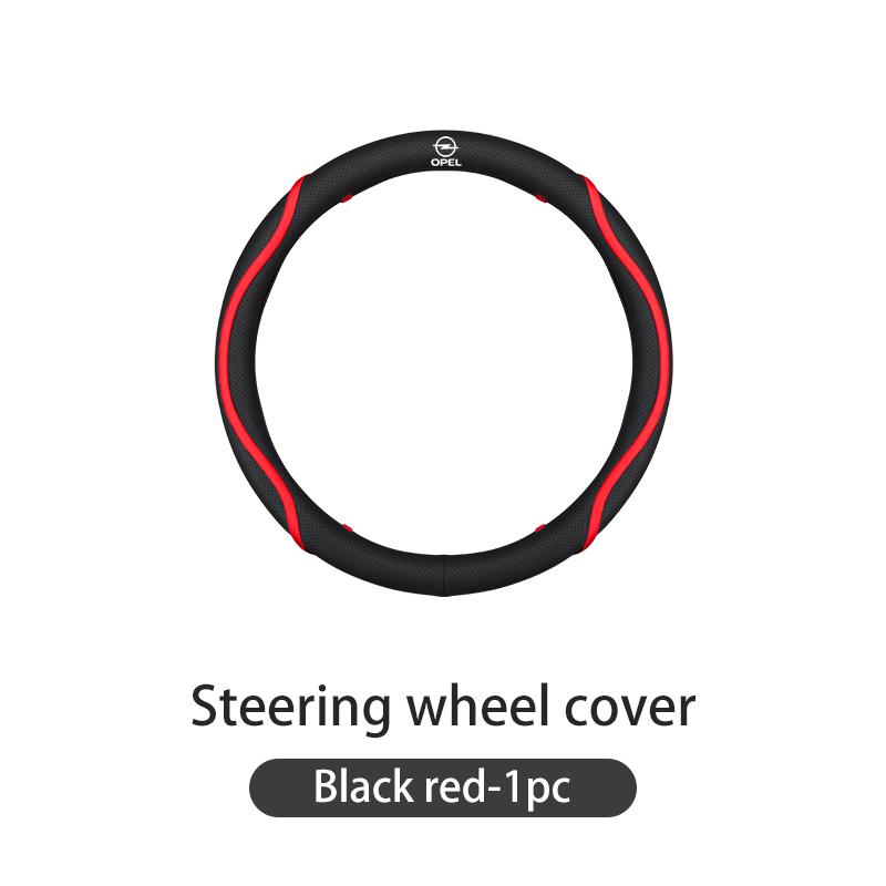 AAAYR1 Nappa Leather Car Wheel Steering Cover Non-slip Cover Accessories For Opel Corsa Astra Insignia Vectra Zafira Meriv Ampera