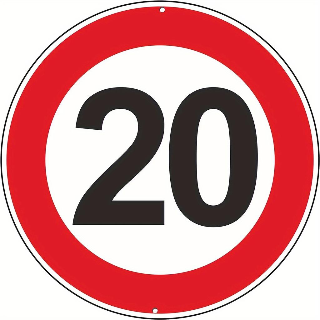 1 шт. 2d плоский деревянный предупреждающий знак - 20 см, несколько узоров на выбор, предупреждающий знак, простой в установке, водонепроницаемый, круглый