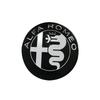 74MM Car Front Rear Emblem Trunk Badge Sticker Replace Accessories for Alfa Romeo Logo Giulia 159 147 156 Stelvio Giulietta Mito bvn123