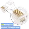 100Pcs CAT6 Connector Plugs RJ45 Network Cable Modular Pass Through CAT6 RJ45 Connector Plugs 8P8C Accessories Strong Plasticity