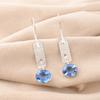 Танзанит Драгоценный камень 925 Стерлинговое серебро Заявление Ювелирные изделия Ручной работы Серьги 1,9" EE-168-11