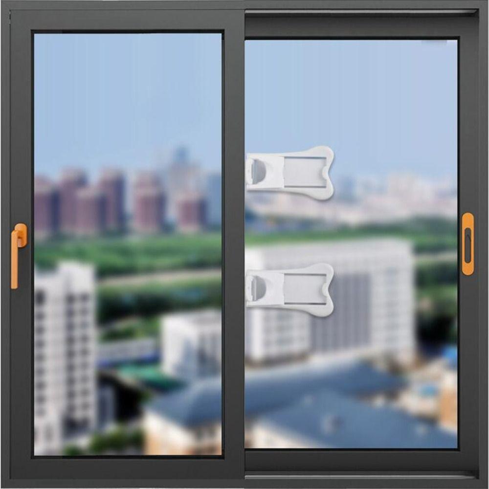 ABS Window Lock Self-adhesive Cabinet Door Lock Portable Baby Safety Lock Child