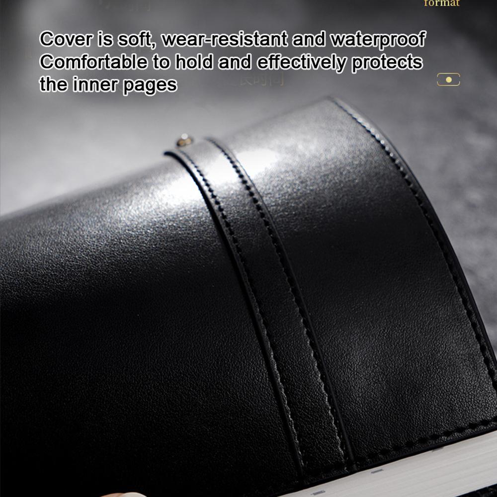 (Logo Can Be Engraved) A5 Business Work Plan, 2024 Student Leather Notebook, Lined/blank Inner Pages, Diary, Notepad, Record Book