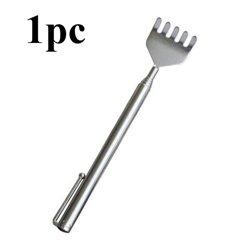 Retractable Back Scratcher, Retractable Stainless Steel Scratching Tool for Massage, Portable Retractable Scratching Artifact