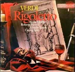 LP Record ANNA MOFFO, ROBERT MERRILL, ALFREDO - Verdi Rigoletto 79489 RCA VICTOR Germany Classical Used