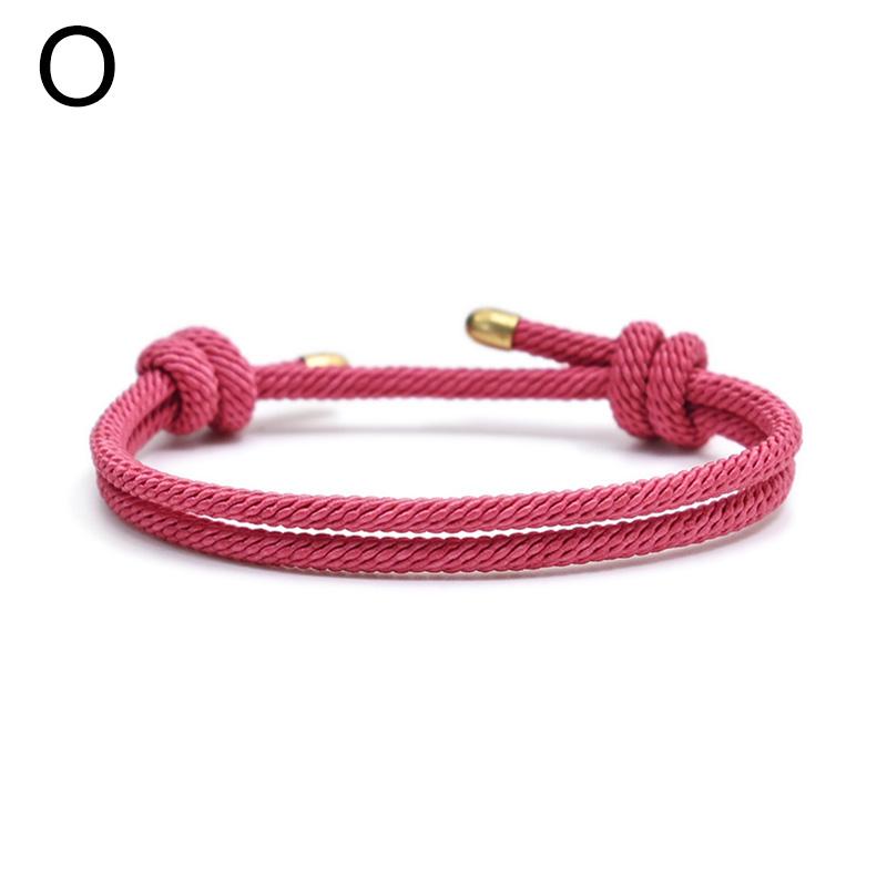 1 шт. модные регулируемые браслеты однотонные миланские веревочные браслеты ручной работы пара браслетов