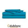 Flat Sheet - TURQUOISE - 240x300cm - 100% Cotton - 57 Threads/cm - Machine Washable