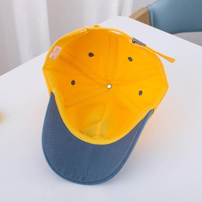 Бейсболка с вышитыми буквами для малышей, новая спортивная кепка с козырьком от солнца, регулируемая детская кепка для мальчиков и девочек от 1 до 3 лет