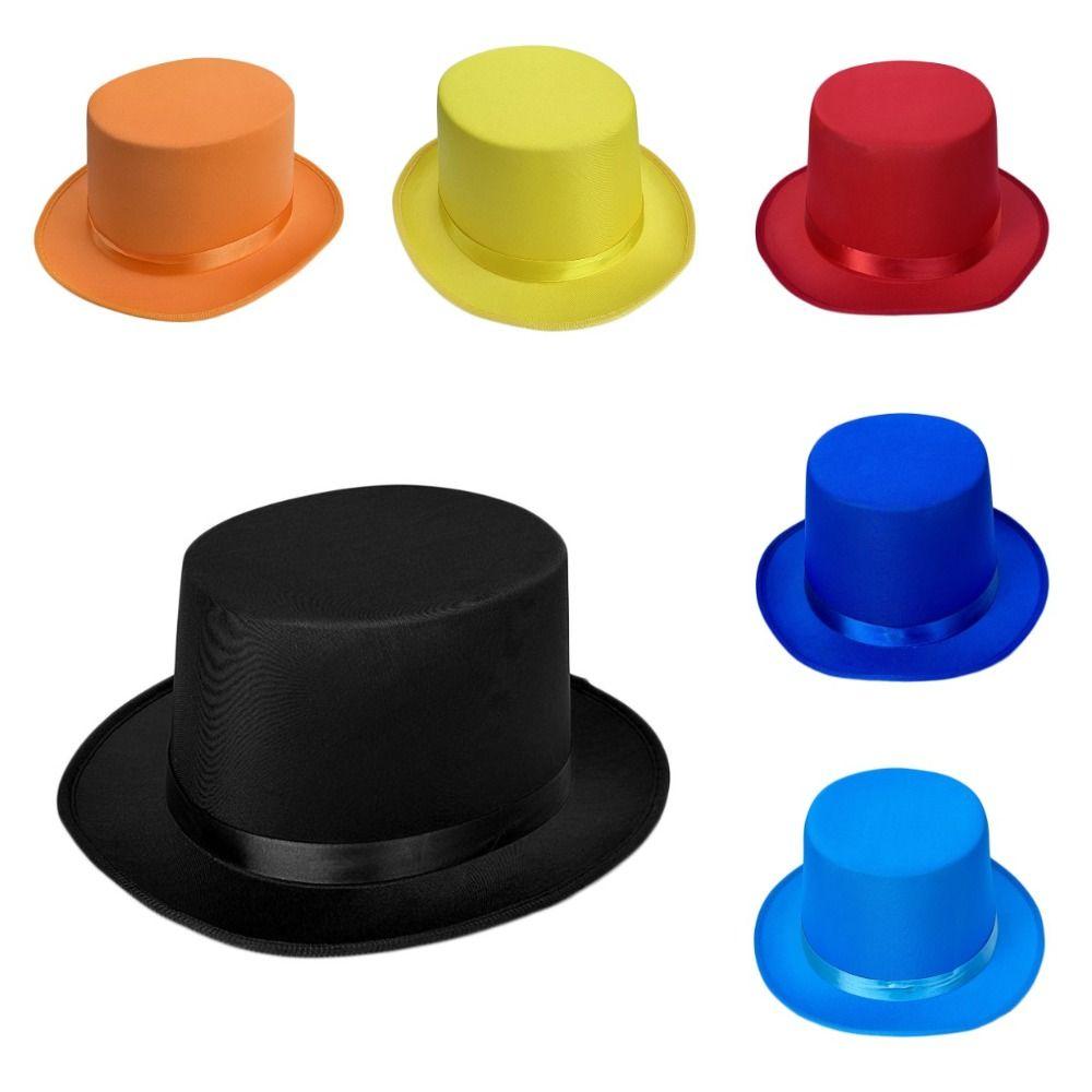 Multi Occasion Wear Magicians Hat Magician Costume Jazz Hat Fashion Magician Top Hat Party