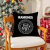 Панк Домашний Декор R-Ramones Наволочка Шелковистый Короткий Плюш С Невидимой Молнией Пылезащитный Чехол На Подушку Дивана Для Домашнего Декора