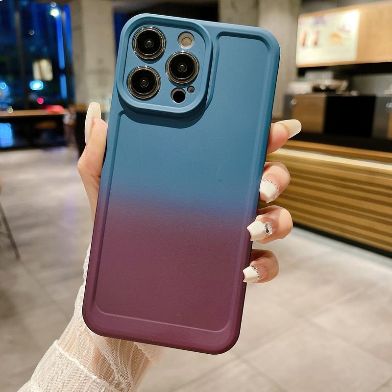 Цветной чехол TPU для iPhone 15 14 13 12 Pro Max X XR Max SE Samsung S24 Ultra S23 Plus S22 S21 FE чехол