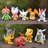 Набор из 9 милых японских фигурок аниме Digimon Adventure, включая Агумона, Патамона и Габумона. Настольные фигурки из ПВХ.