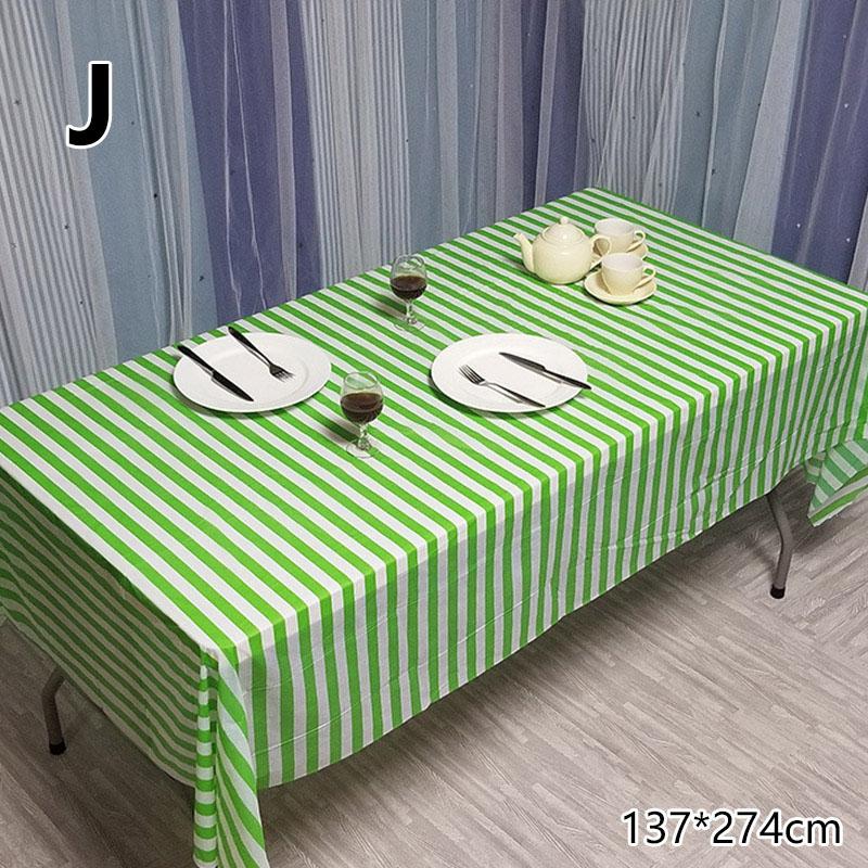1PC Oil Proof Waterproof Party Supplies Table Cover Tablecloth Table Cloth Plastic Disposable Birthday Party Baby Shower