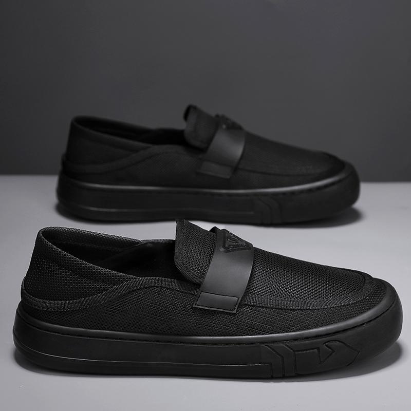 Men Casual Shoes Outdoor Walking Shoes Breathable Mesh Sneakers Footwear Slip-On Tennis Shoes Mens Loafers Casuales