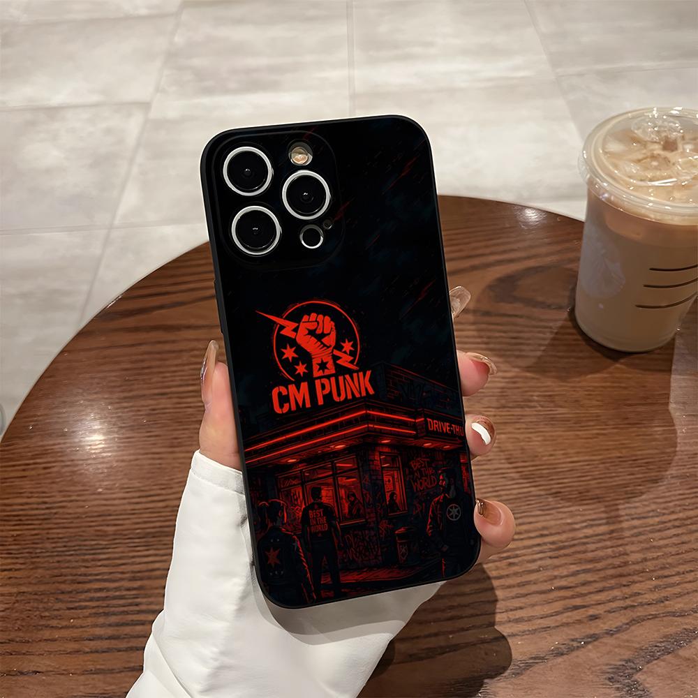 Чехол для телефона с логотипом C-Cm P-Punk Для 17 Pro Max Iphone 14 16 Pro Max 12 15 Plus 13 Pro 11 Xr X Xs Задняя крышка