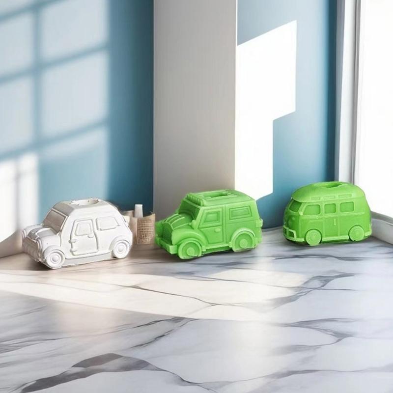 Автомобильный подсвечник Силиконовая форма Подсвечник Формы из смолы DIY Форма для литья для подставки для свечей Основа Стол Домашние украшения