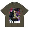 230 Gsm 100% Cotton Jojo_s Bizzare V2 Jotaro Print Unisex Heavy Cotton T Shirt